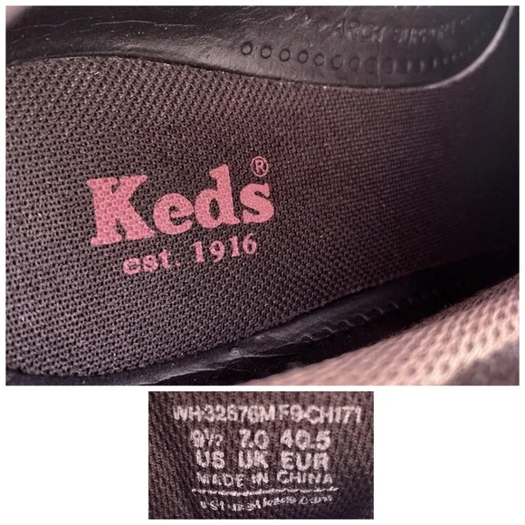 Keds Brown Suede Quilted Nylon Sneakers - Picture 8 of 8